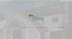 Desktop Screenshot of gibsondevelopments.co.uk